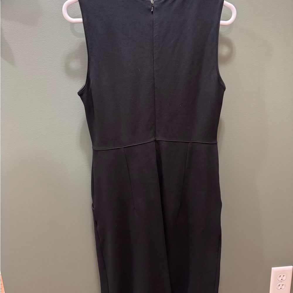 Lands' End Black Sleeveless Sheath Dress - Picture 4 of 4
